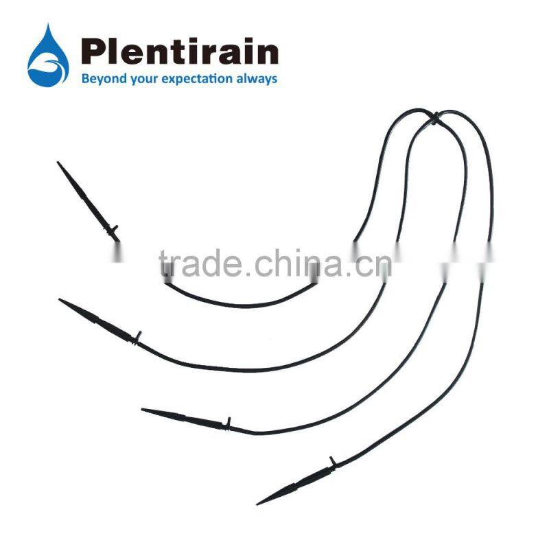 Plentirain brand straight arrow dripper for irrigation of potted flower, pot plant