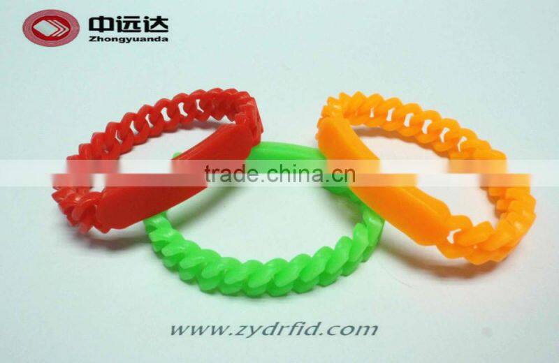 Colorful Adjustable Silicone Rfid Wristbands
