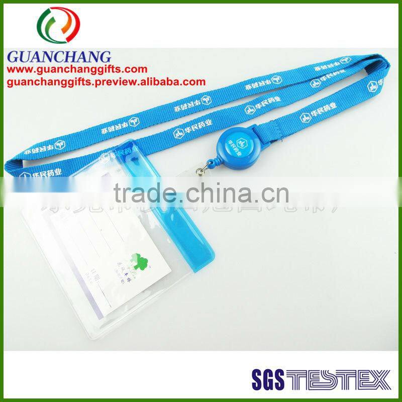 id card holder lanyard .nylon rope