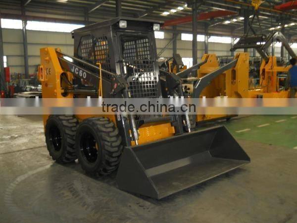 Hot Small Chinese Bobcat Skid Steer Tires 12-16.5 JC60 Mini Skid Steer Loader for Sale