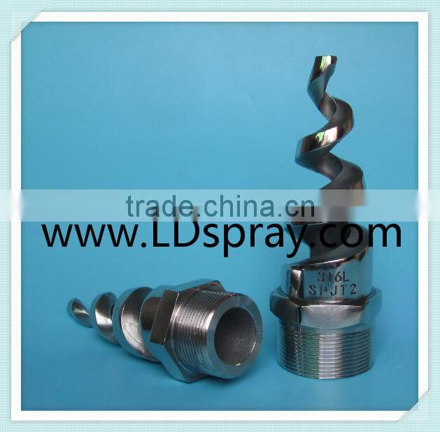 1/4"-4" male BSPT EBW 3100 B3 SS stainless steel brass /plastic spiral nozzle