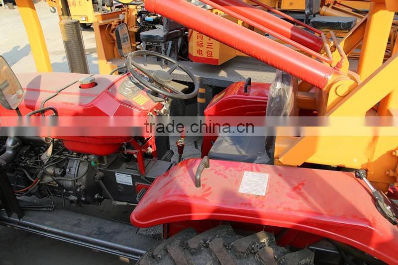 Tractor Telegraph poles trepanning machine