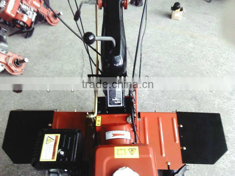 MeiQi 7.0HP 170F gasoline engine power tillers with lamp and front wheel