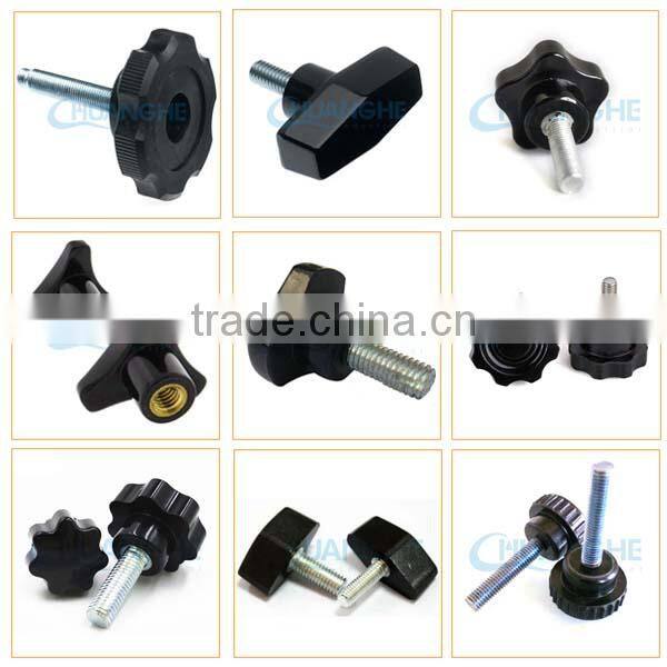 Custom high quality screws with plastic knobs