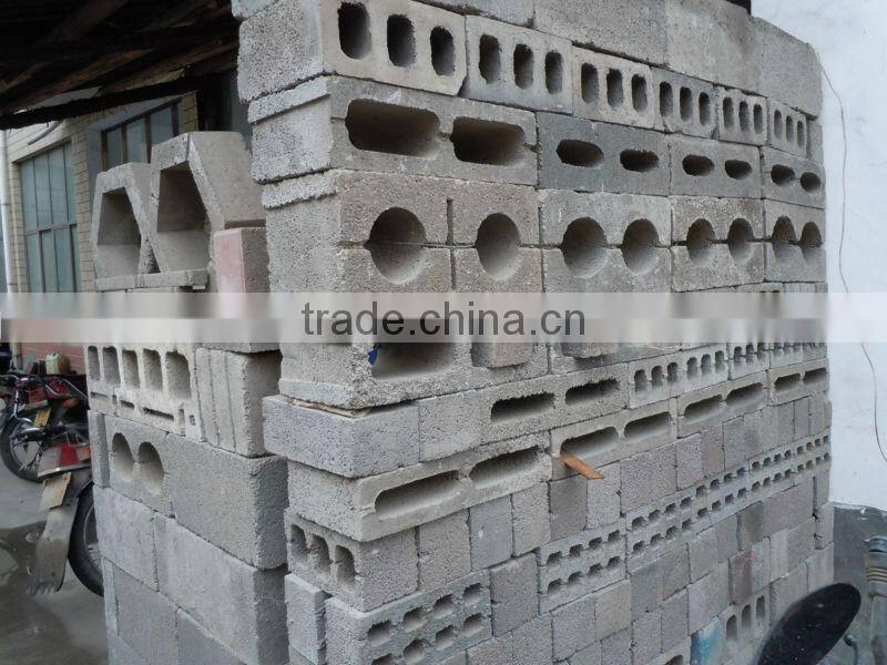 cement slag second hand hollow brick forming machine