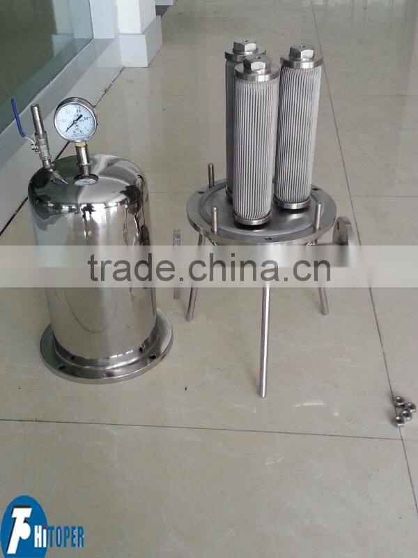 Stainless steel cartridge Filter, filter element type filter in wastewater treatment process