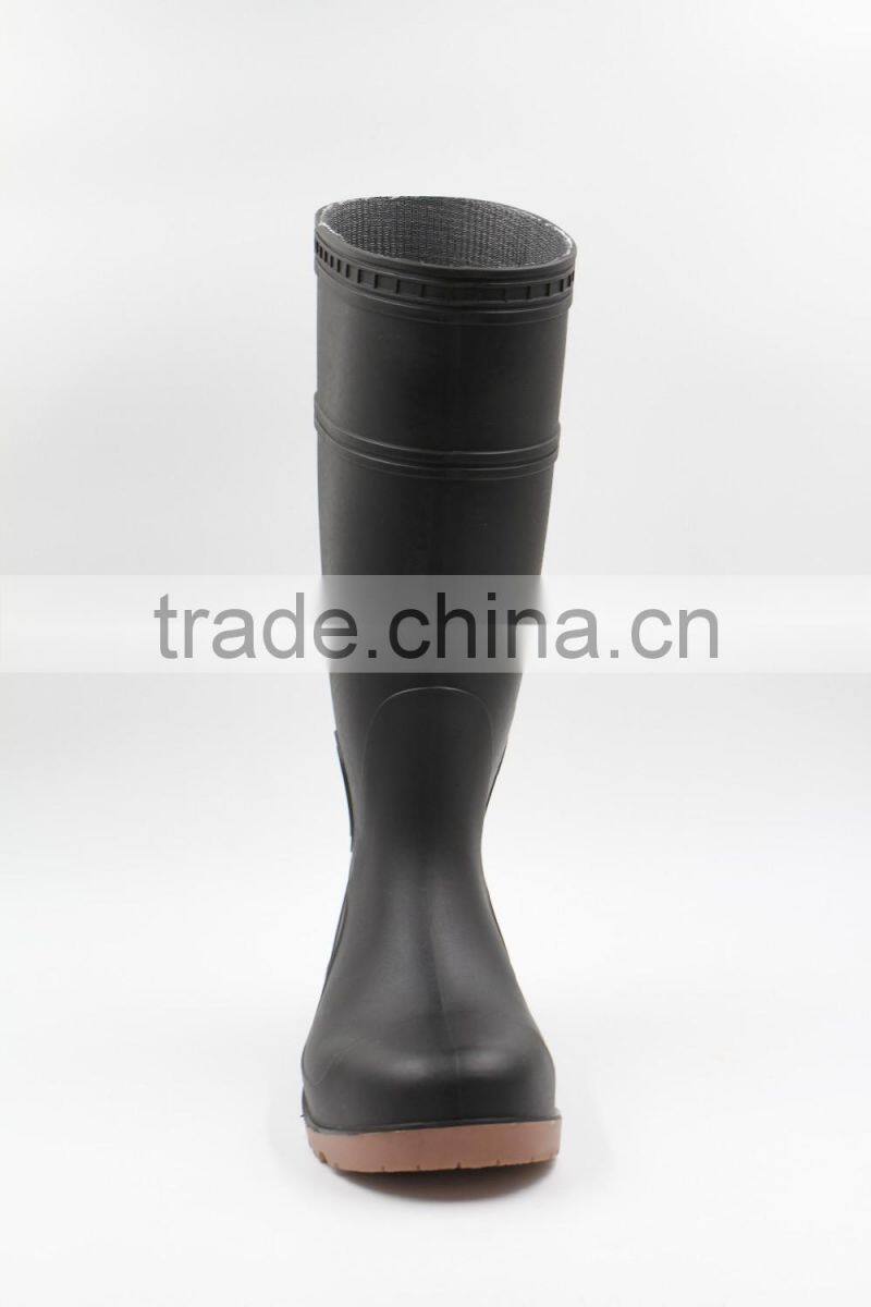 Men pvc industry working boots,fashionable pvc rain shoes,industry safety boots