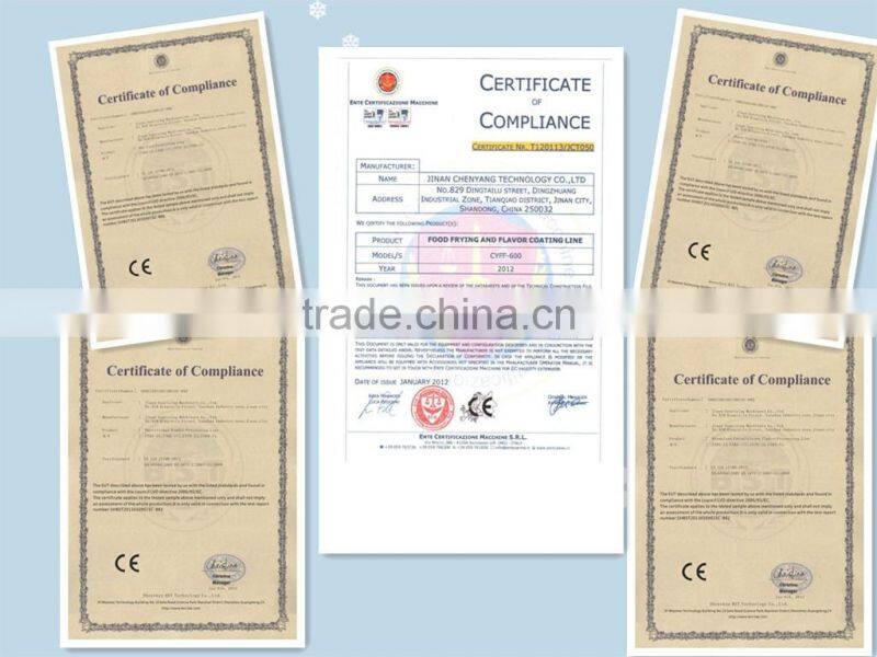 fried food production line in sack machinery