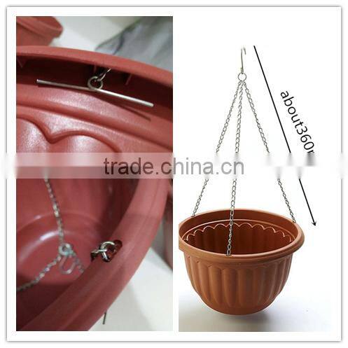 cheap hanging basket supplier/planter pot/plastic hanging baska pot