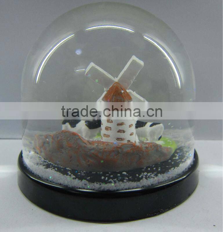 2016 walmart large christmas santa plastic snow globe