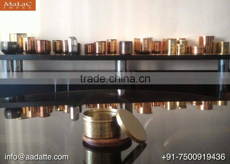 Custom made private label candle holder candle jar with lid