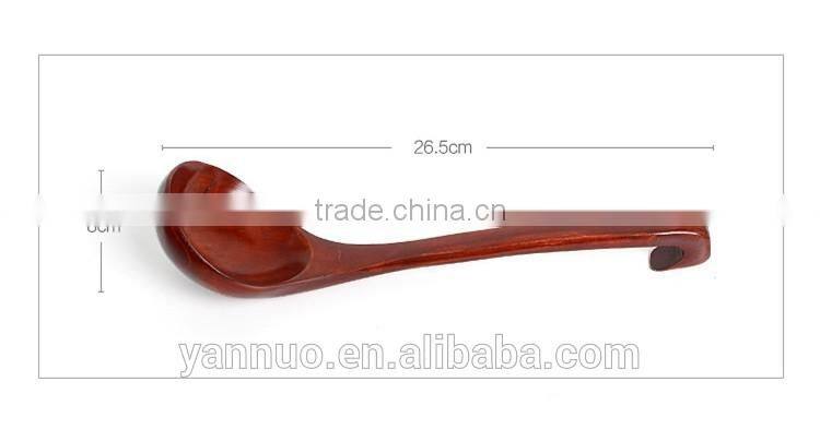 Chinese Wood Soup Spoon For Natural wooden Kitchen Tableware