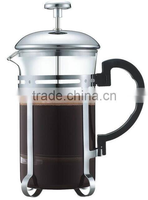 Steel straight frame coffee plunger teacoffee maker teacoffee plunger