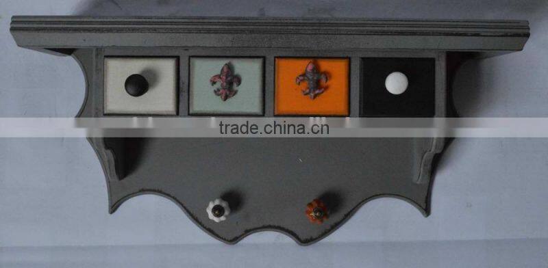 antique wall door frame with photo frames