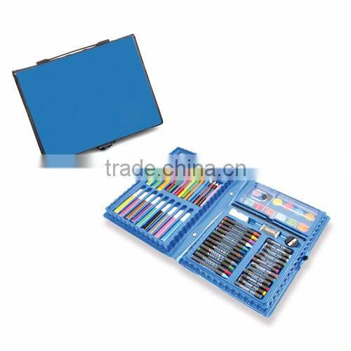 pastels,markers and pencil case,67 pcs
