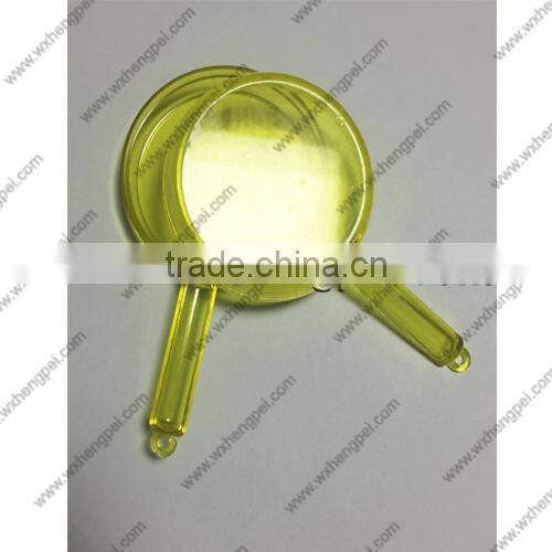 Cleverish portable cute yellow lollipop plastic storage jewelry box kit