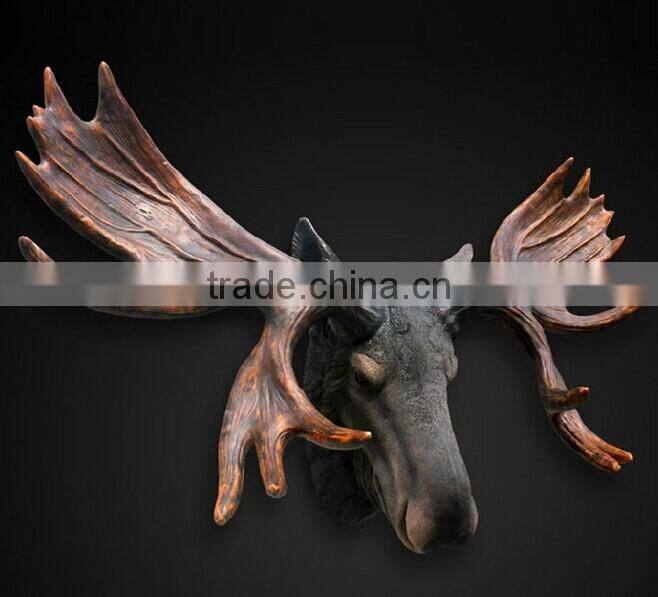 Custom 3d animal resin deer head for sale