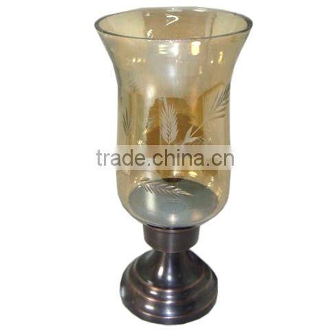 Glass Hurricane For Candlebra