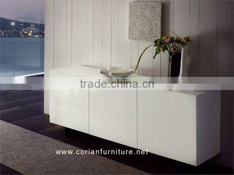 Modern design corianfurniture TV standing cabinet