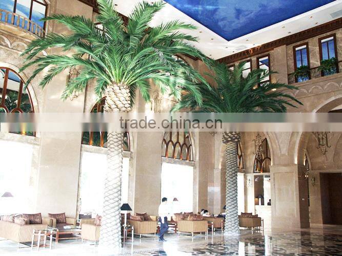 Home garden edging decorative 5ft to 16ft Height outdoor fake green plastic palm trees EDS06 0834