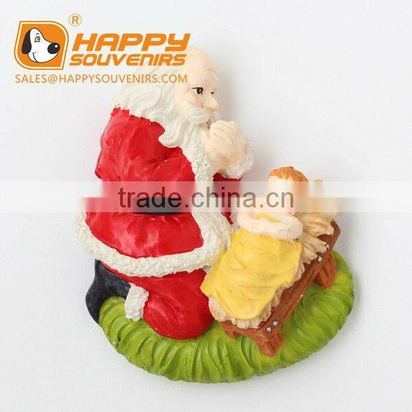 Happy snow man fridge magnet for christmas,Christmas gift souvenir 3D resin fridge magnet