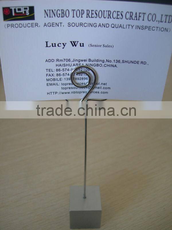 Bear shaped name card holder/memo holder/paper holder/memo clip