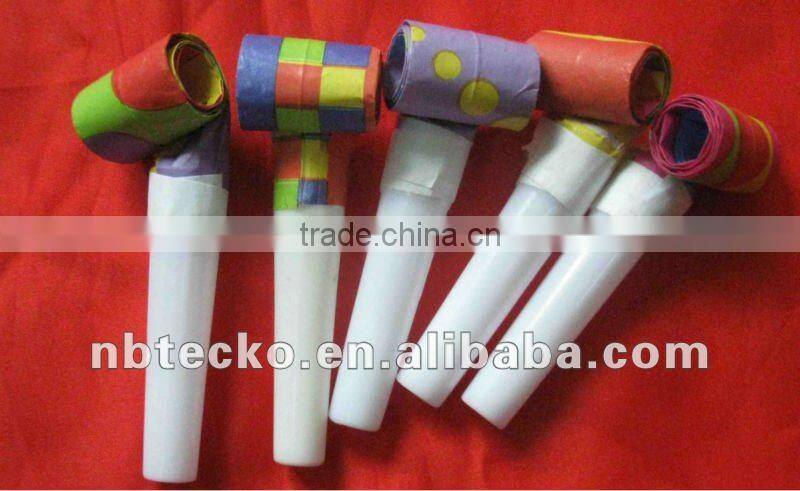 popular paper party blowers ,party whistle for promotion