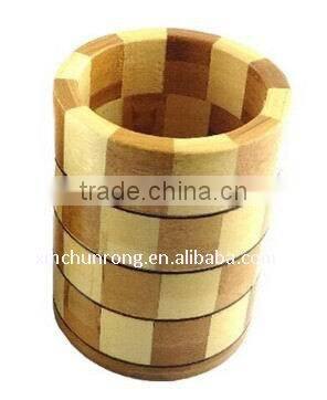 Bamboo pen container,Bamboo pen case