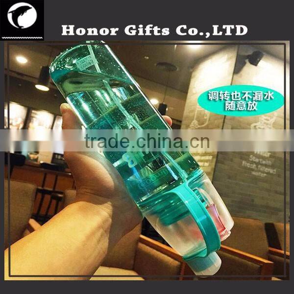 Eco-friendly BPA Free Water Spray Insulated Plastic Water Bottle