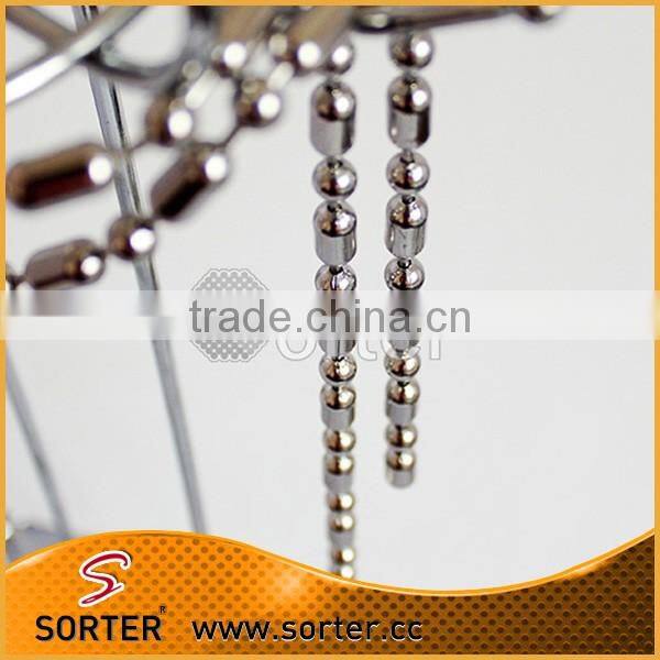 Necklaces Jewelry Type and Unisex Gender stainless steel ball chain necklaces