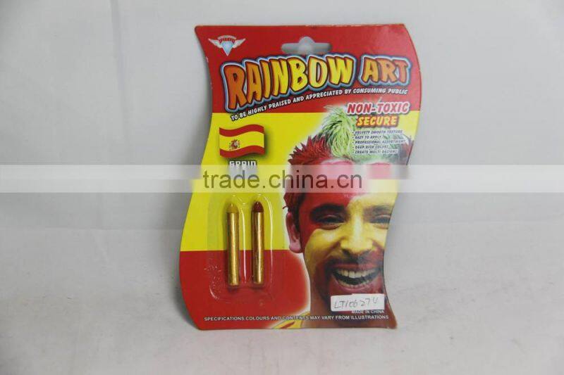 fans safe face paint crayon, safety face paint stick for kids and adult use