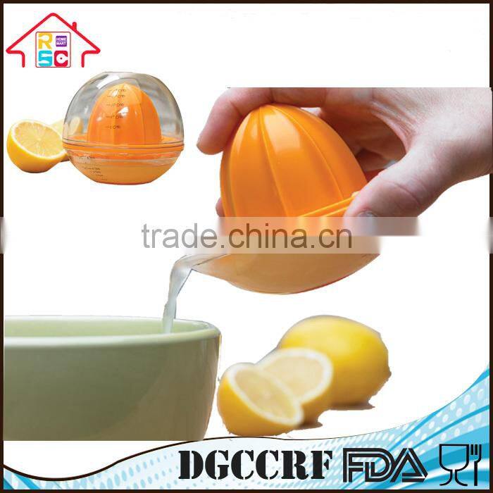 Food Grade Manual Plastic Lemon Juicer/Fruit Juicer/Organe Squeezer