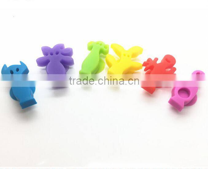 promotional gift silicone drink Silicone silicone drink wine glass markers