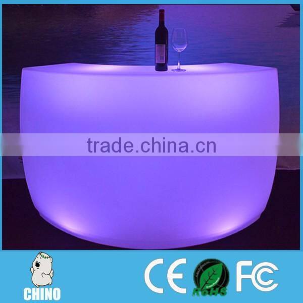 Fashionable Bar table led lighting furniture for ourdoor