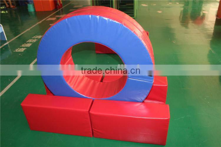 Good quality non toxic shockproof durable indoor soft play equipment customized size