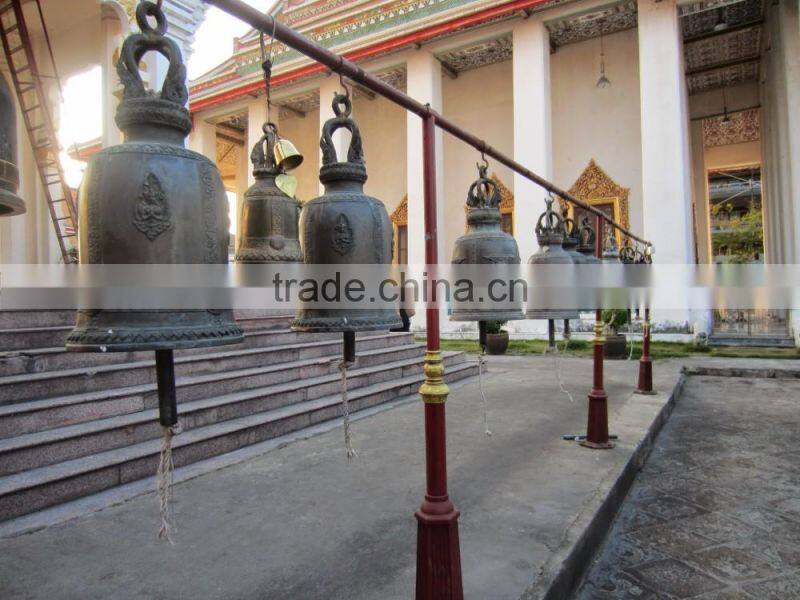 high quality metal craft bronze thai temple bell for sale