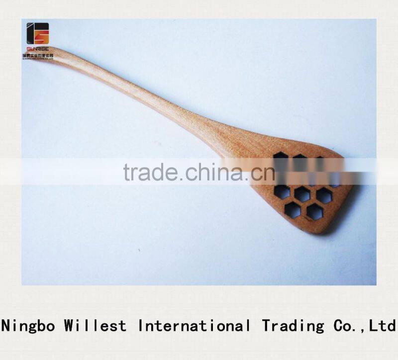 Eco friendly 100%wooden honey spoon with customized logo