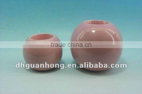 porcelain or ceramic candle holder