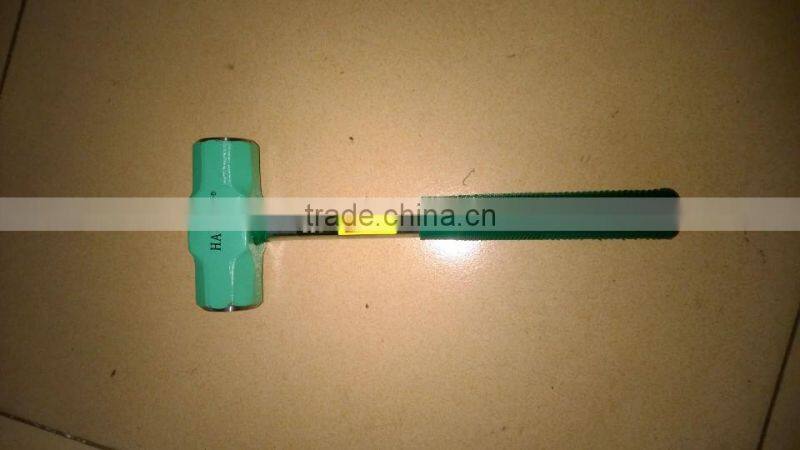 forged sledge hammer with fiber glass hanle