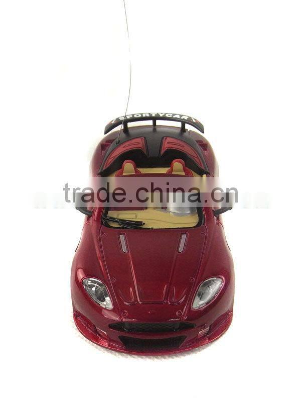 New product 1:43 Scale 4CH RC Alloy Car with steering wheel remote control car
