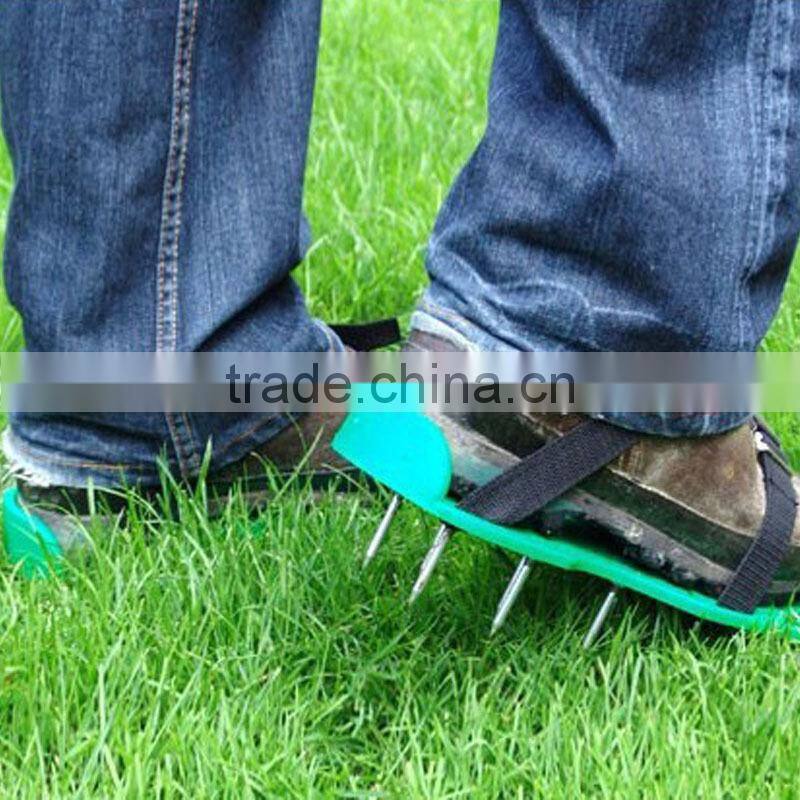 Lawn Loosen The Soil Care Grass Sod Spike Spiked Strap Shoes Garden Tool