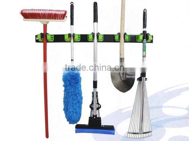 Plastic Garden Mop Storage Tool Holder Hanger Rack For Garden or Kitchen Tool