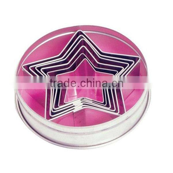 CC-0989 3-Piece Plastic handle pastry cutters/Cookie Tools