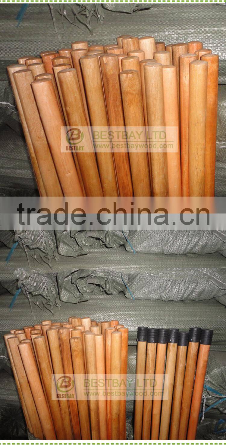 Painted wood mop handle,long handle cleaning brush