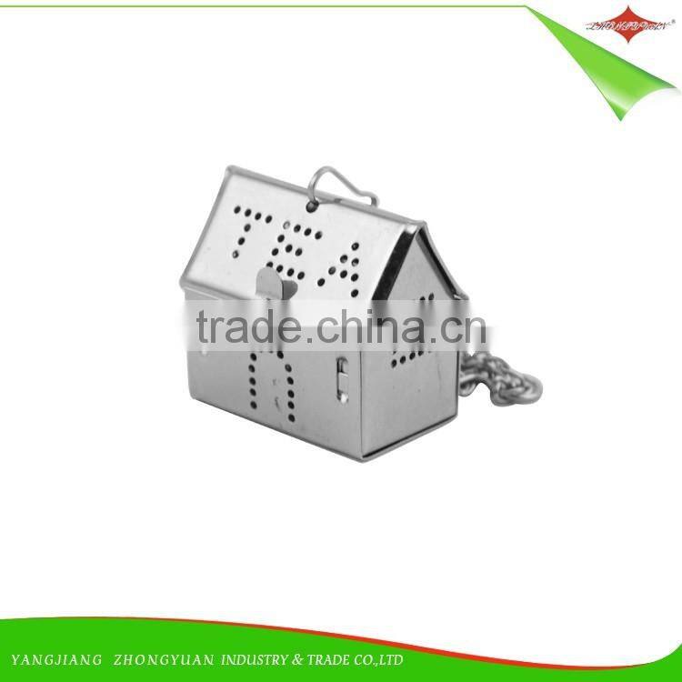 ZY-S3019 House Shape Stainless Steel Tea Strainer tea infuser
