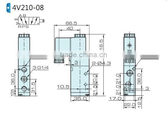 4V200 delphi control valve with high quality