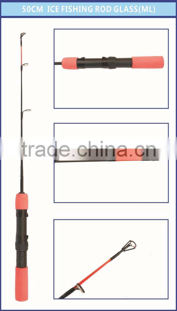 50CM Solid Fiberglass Fishing Rod , Ice Fishing Rod