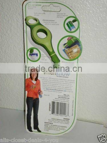 Open it!! As seen on TV! Women design 4 Tools in 1 Bottle Twist/Caps&Tabs Cut