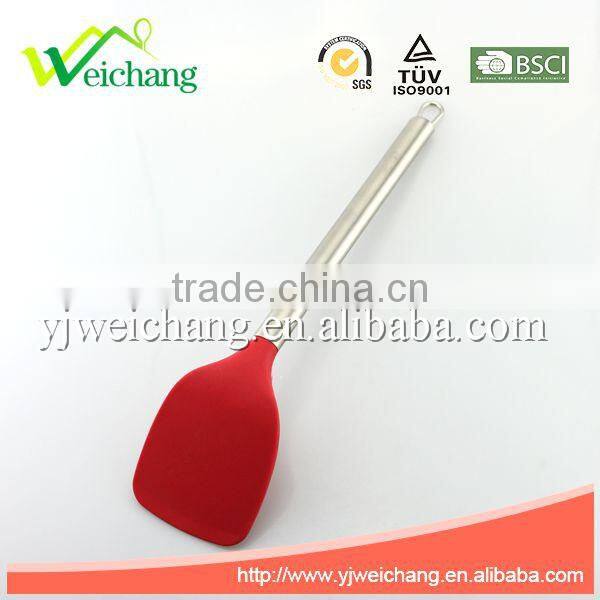 WCE247D Premium Silicone utensils turner Cooking Utensil Gadgets Set with S.S. handle