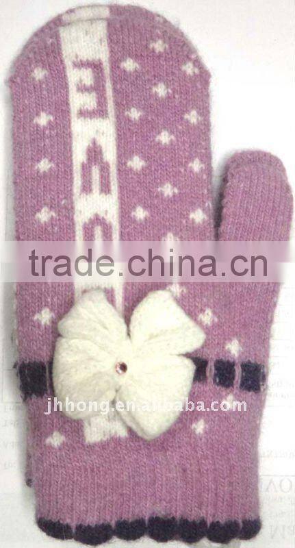 cute winter wool gloves